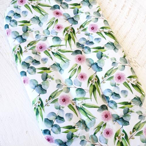 The Gumnut Flora fabric pram liner